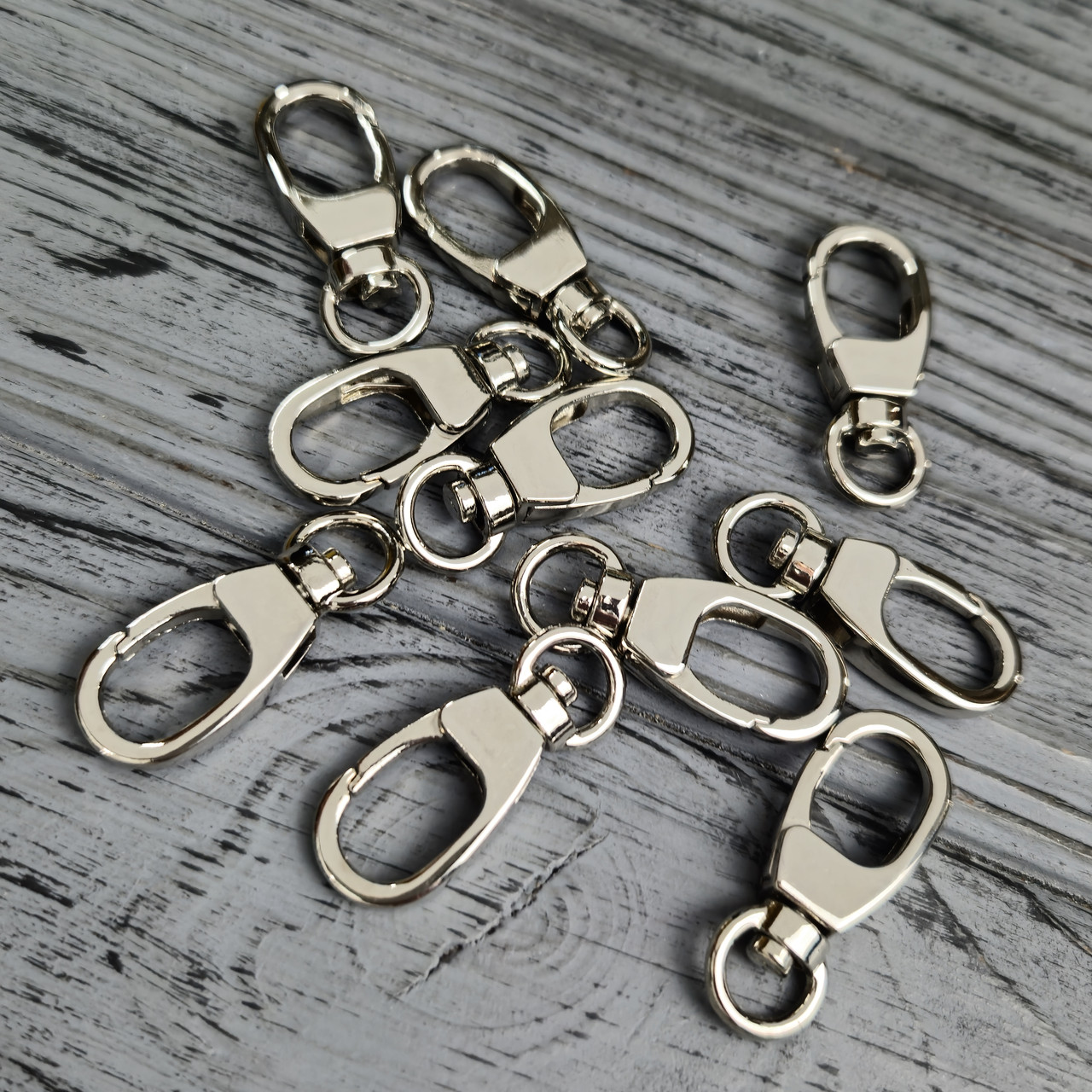 Карабін для сумки 9мм DP 28-105 (Нікель), фото 1