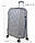 Дорожня валіза на колесах з розширенням SUNBAG CRYSTAL сірий 80 літрів, фото 2