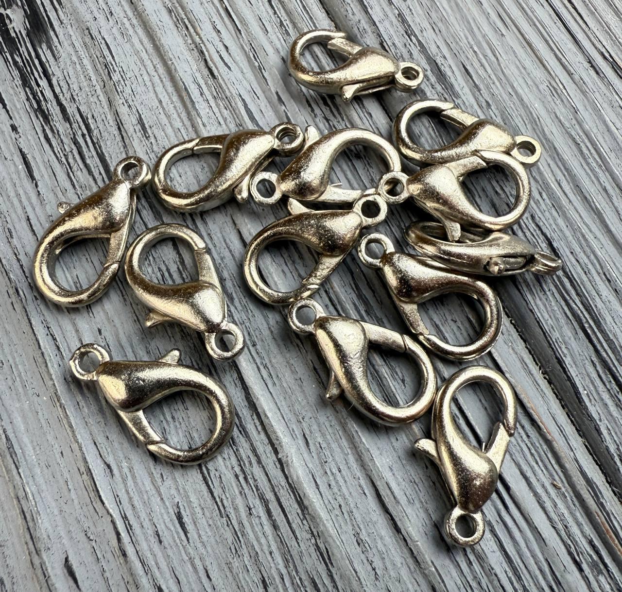 Карабін для сумки 2.4 мм (Нікель), фото 1