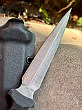 Кинжал ручної роботи «Скорпіон #3» з чохлом з кайдекса 50Х14МФ/59 HRC., фото 2