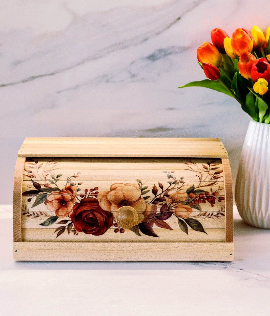 Дерев'яна хлібниця ручна робота