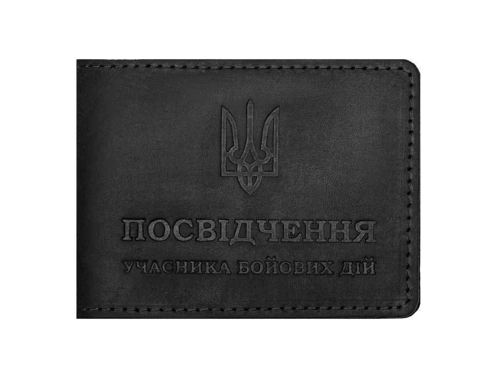 Посвідчення УБД 100201 CRAZY чорний ТМ ВІРНИЙ ДРУГ BP, фото 1