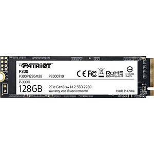 SSD диск 128GB P300 M.2 2280 PCIe 3.0 x4 NVMe TLC (P300P128GM28) Гарантія 60 місяців