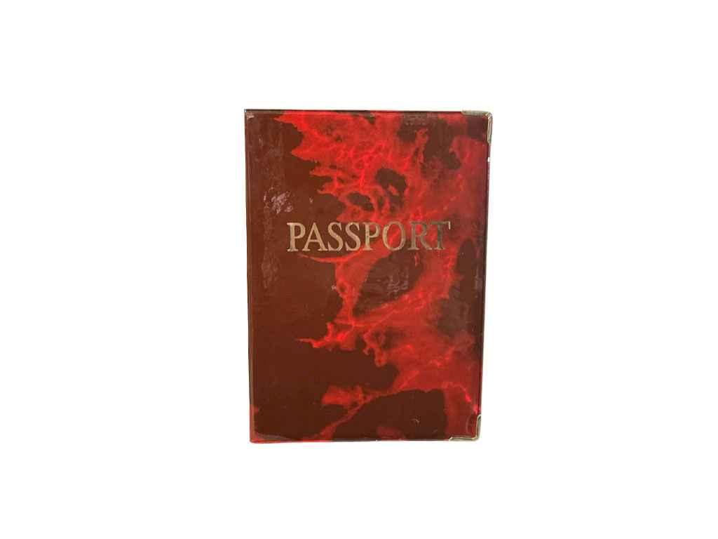 Обкладинка для закордонного паспорта червоний 05-Ра Глянець ТМ Tascom BP, фото 1