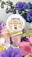 Crooz Гель для нарощування Flora Touch Gel №10 з квітками, 15 ml