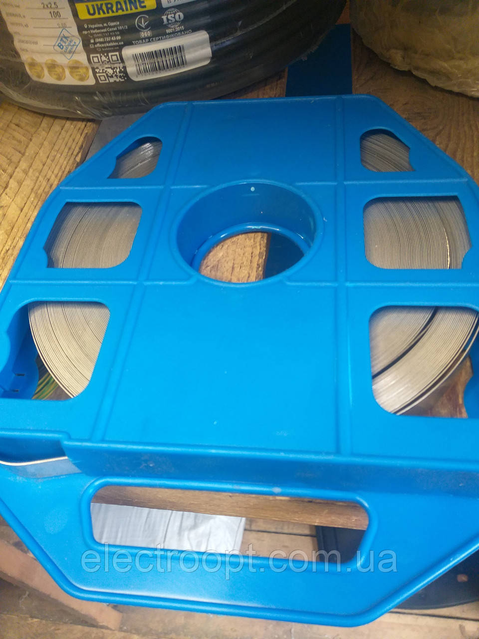 Бандажна стрічка з нержавіючої сталі 19х0,7мм (бухта 50м)