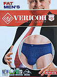 Чоловічі труси плавки батал Vericoh, набір 3 шт., чоловіча спідня білизна 7XL/60-62 р, фото 2