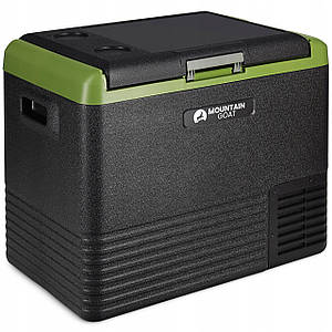 Холодильник туристичний компресорний Mountain Goat LIBERTY 45.3 л електричний, переносний Black/Olive