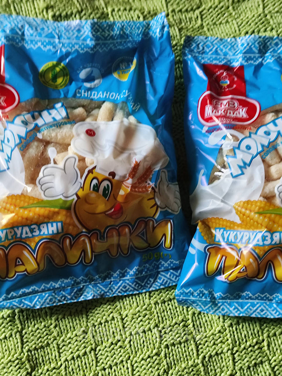 Палочки кукурудзяні молочні 50 грам, фото 1