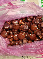 Меблева дерев'яна ручка кнопка 30мм під шуруп