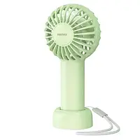 Вентилятор портативний ручний Remax F33 Mini Pro  (з вбудованим акумулятором) зелений