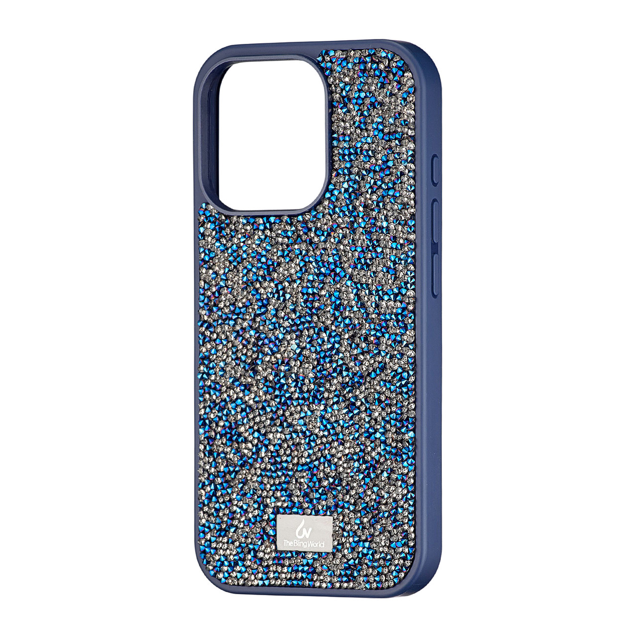 Чохол Bling World Star Diamond iPhone 16 Pro Blue