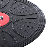 Диск балансувальний 40 см з регулюванням висоти BALANCE BOARD BODY SCULPTURE SXBB-6360-B Чорний, фото 6