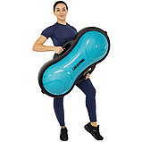 Напівсфера для фітнесу Balance Trainer LiveUp LP8216 Синьо-чорна, фото 5