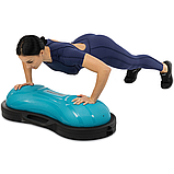 Напівсфера для фітнесу Balance Trainer LiveUp LP8216 Синьо-чорна, фото 7