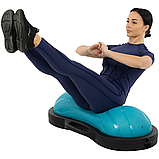 Напівсфера для фітнесу Balance Trainer LiveUp LP8216 Синьо-чорна, фото 8