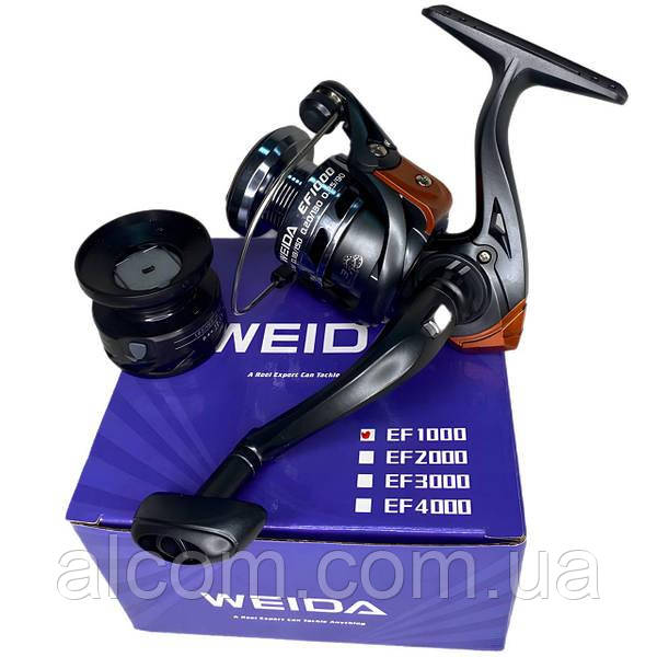 Котушка для спінінгу Weida EF 1000 3+1 ВВ, фото 1