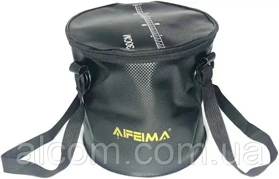 Відро для риби та прикорму 30×20 складане водонепроникне EVA, фото 1