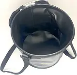 Відро для риби та прикорму 30×20 складане водонепроникне EVA, фото 3