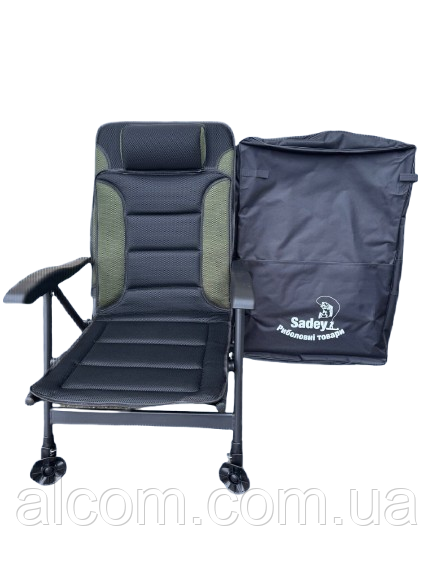 Крісло коропове стілець розкладний зелений, фото 1