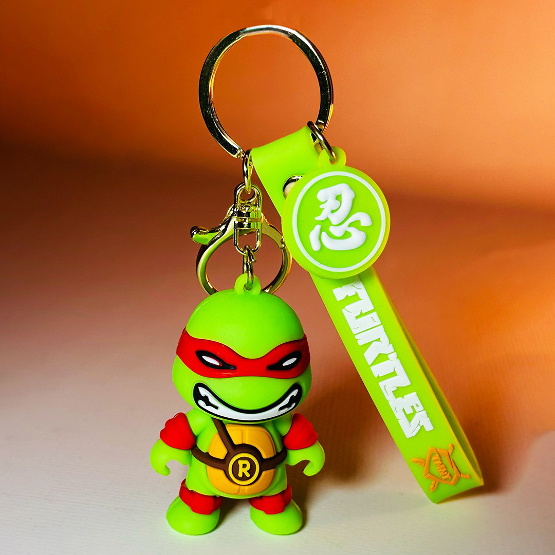 Брелок силіконовий - Ninja Turtles - Raphael, фото 1