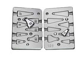 Якісна Форма для рибальських грузил піраміда 6,7,9,10,13,14г Форми для лиття рибальських грузил