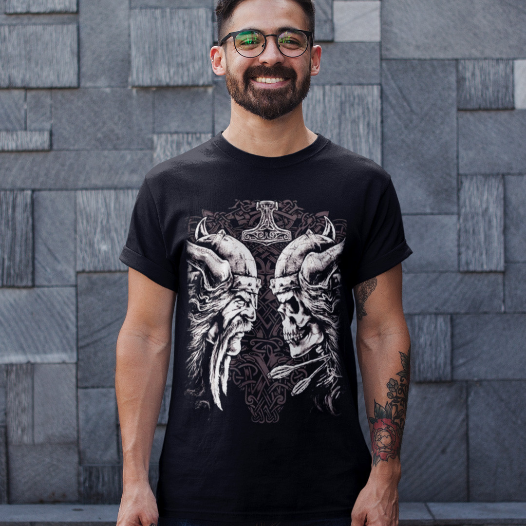 Футболка RWB - Viking With Skull, фото 1