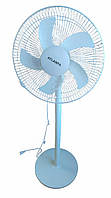 Вентилятор AT-40 40см, 5 лопатей, 3 швидкості, білий