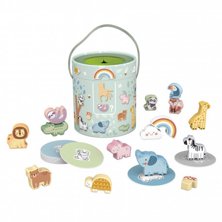 Тактильна гра Таємниче відерце Tooky Toy, фото 1