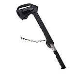 Сокира туристична 5 в 1: тактична похідна сокира з огнивом, свистком і чохлом, довжина 35 см, фото 3