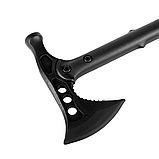 Тренувальна сокира-томагавк з відбійником та чохлом, 38 см, легкий тактичний імітатор TPR+пластик, фото 4