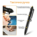 Набір для виживання туристичного кемпінгу 11 в 1 з аптечкою, ножем, ліхтариком і паракордом, фото 4