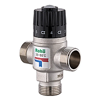 Клапан змішувальний Roho R1207-075 - 3/4" ЗР термостатичний (35-60*C) (RO1021)