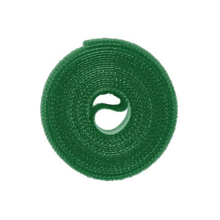 Багатофункціональна стрічка, Т рулон на 
липучці, 9,5мм х 2 м, зелений, TYHLT09502/GR, фото 1