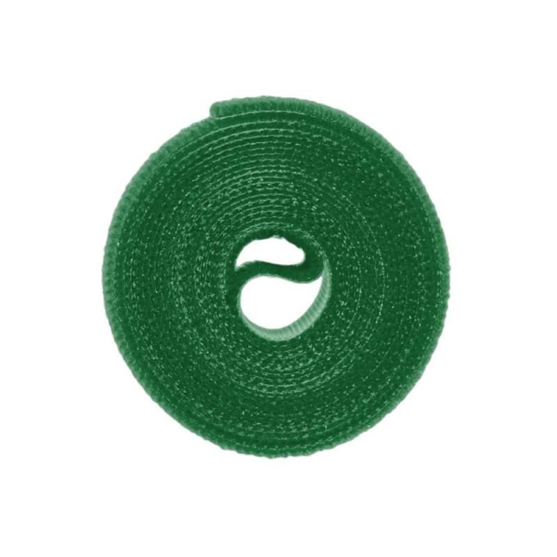 Багатофункціональна стрічка, Т рулон на 
липучці, 12,5мм х 2 м, зелений, TYHLT12502/GR