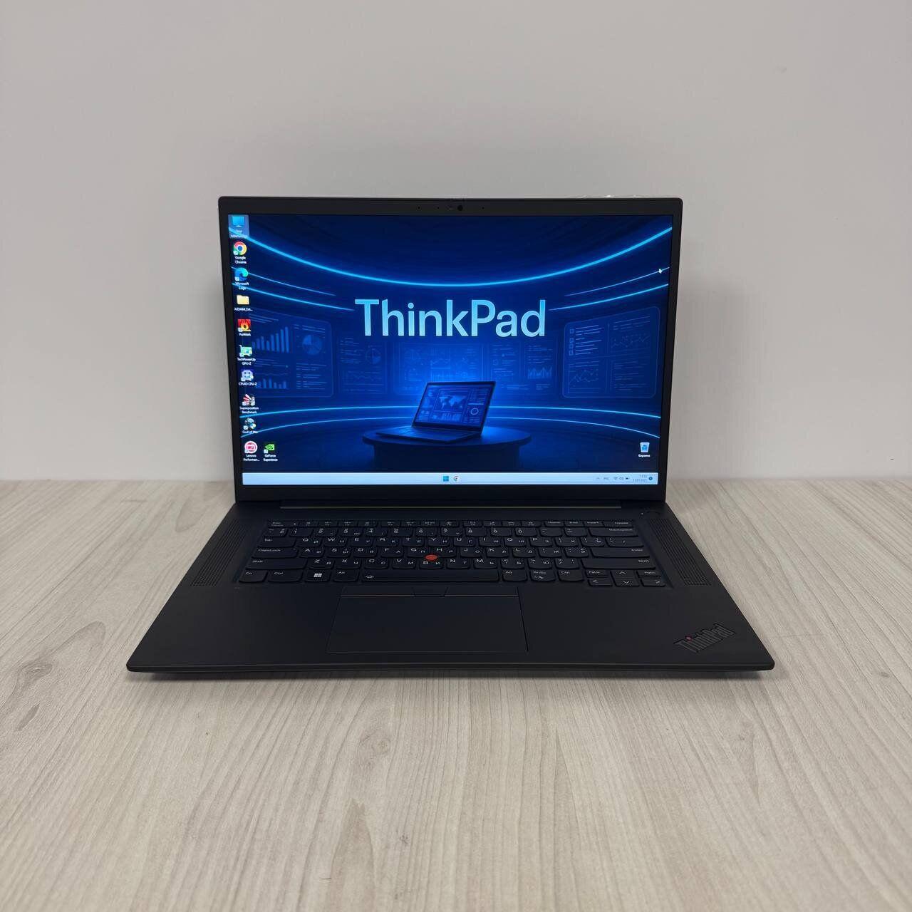 Б/в Ноутбук Lenovo ThinkPad P1 Gen 6 16" 2560x1600| Core i7-13800H| 32 GB RAM| 2000 GB SSD NVMe| RTX 4080 12GB