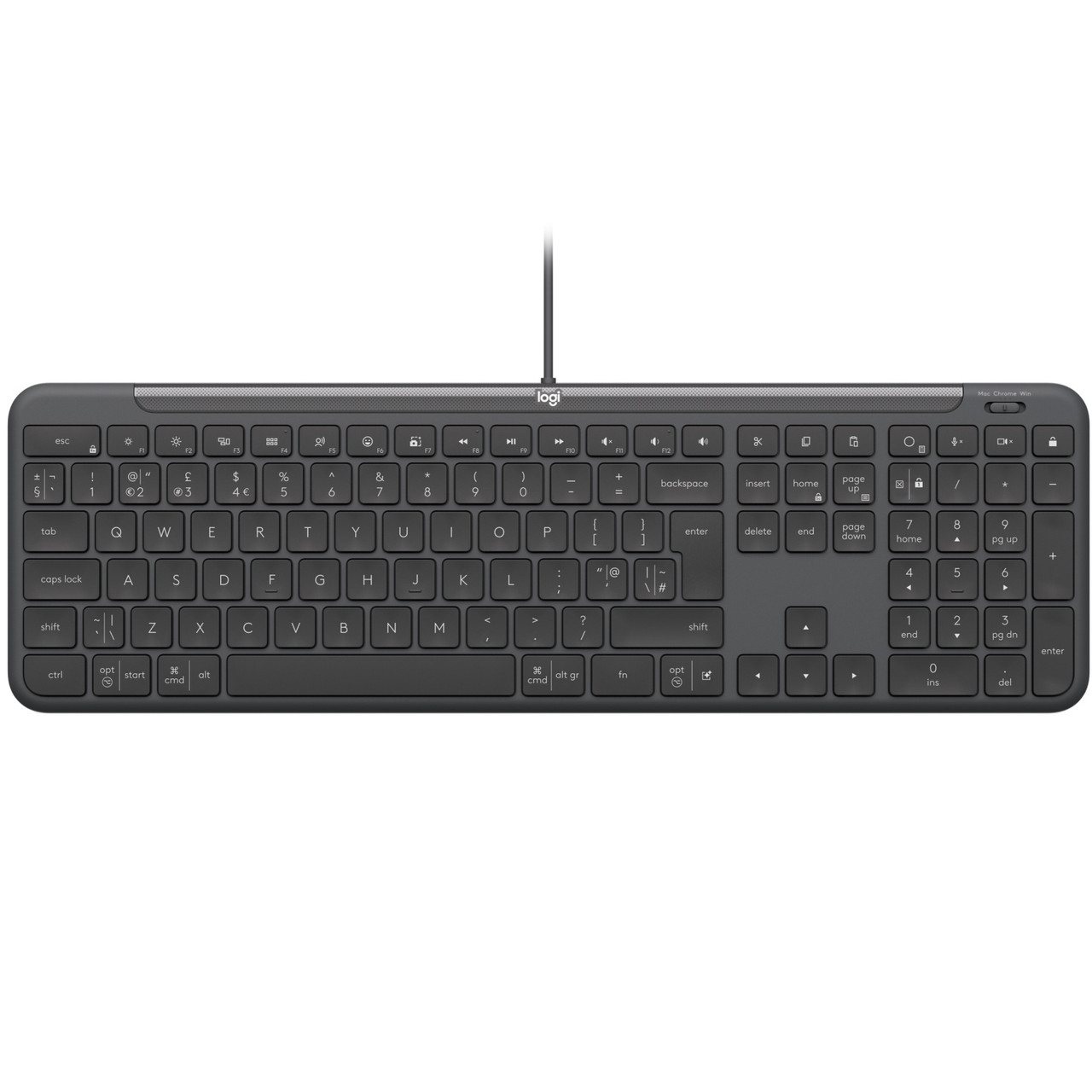 Клавіатура Logitech Signature Slim K620 for Business Graphite (920-013333), фото 1