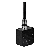 ТЕН електричний Mixxus TEH-0206 BLACK 600W для сушарок рушників, чорний матовий, захист від замерзання