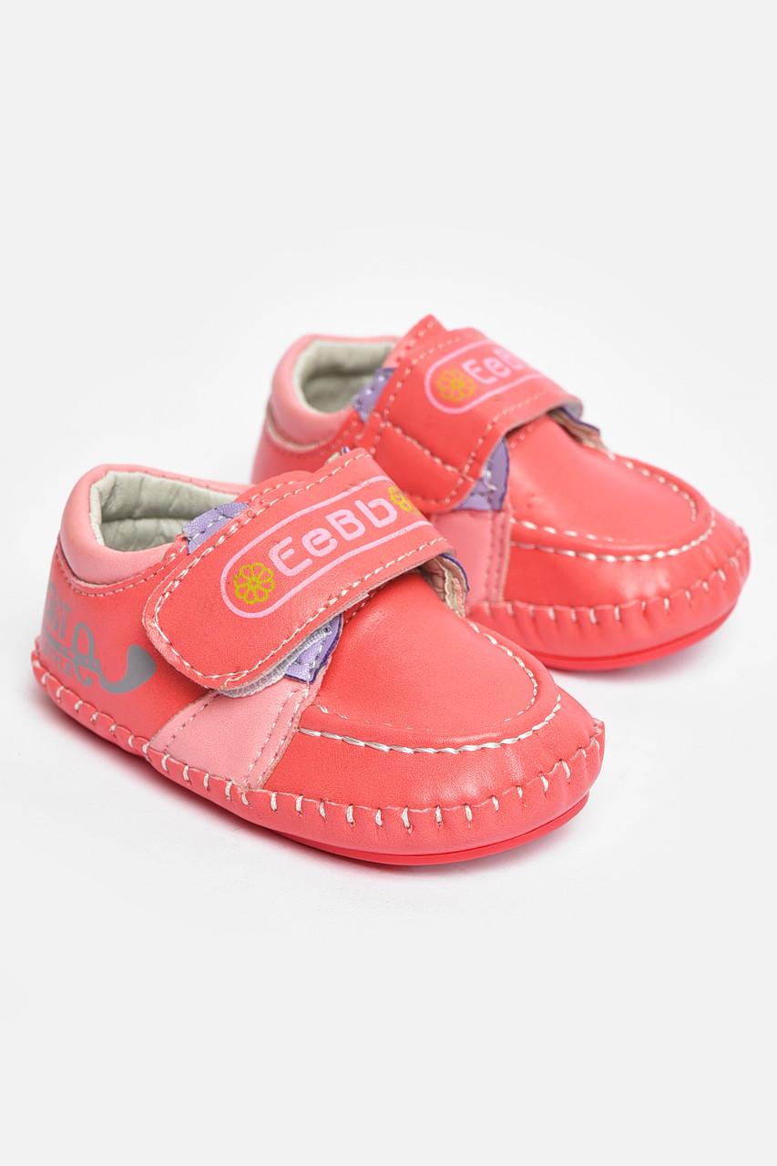 Пінетки дитячі для дівчинки темно-рожевого кольору 204377T Безкоштовна доставка, фото 1