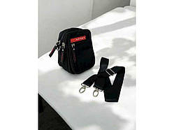 Барсетка чорний 14*8*11см чоловіча м.C2261 плащівка ТМ SP