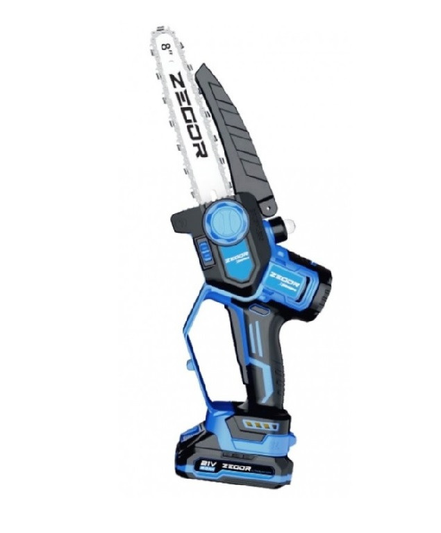 Пила акумуляторна ланцюгова Zegor CSAX-21BL-8, фото 1