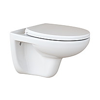 Унітаз підвісний безобідковий Keramika Nova W105 з сидінням мікроліфт