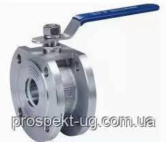 Кран Ду20 Ру16 кульовий нержавіючий фланцевий моноблочний AISI 304, фото 1