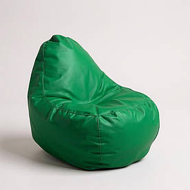 Безкаркасне крісло груша-диван Зелений