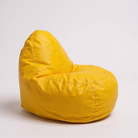 Безкаркасне крісло груша-диван Жовтий