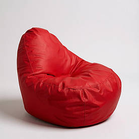 Безкаркасне крісло груша-диван Червоний