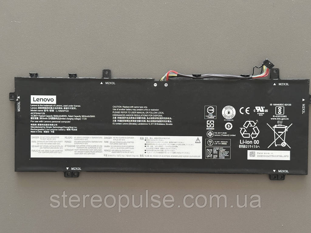 Акумулятор Lenovo L19M4PG0 для ноутбука Lenovo Legion Y740S-15IMH Original