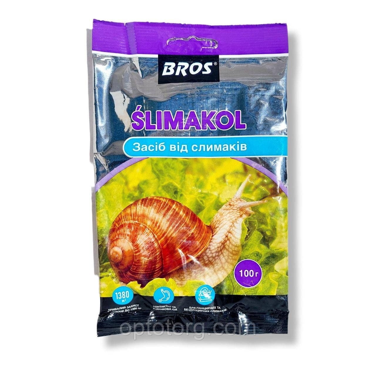 Засіб від слимаків Bros Slimakol 100 г