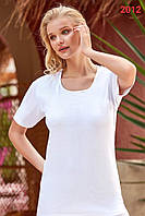 Футболка женская BERRAK белая хлопок размер 2XL