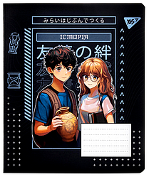 Зошит предметний, 48 аркушів, клітинка, YES ІСТОРІЯ "Anime" 767469